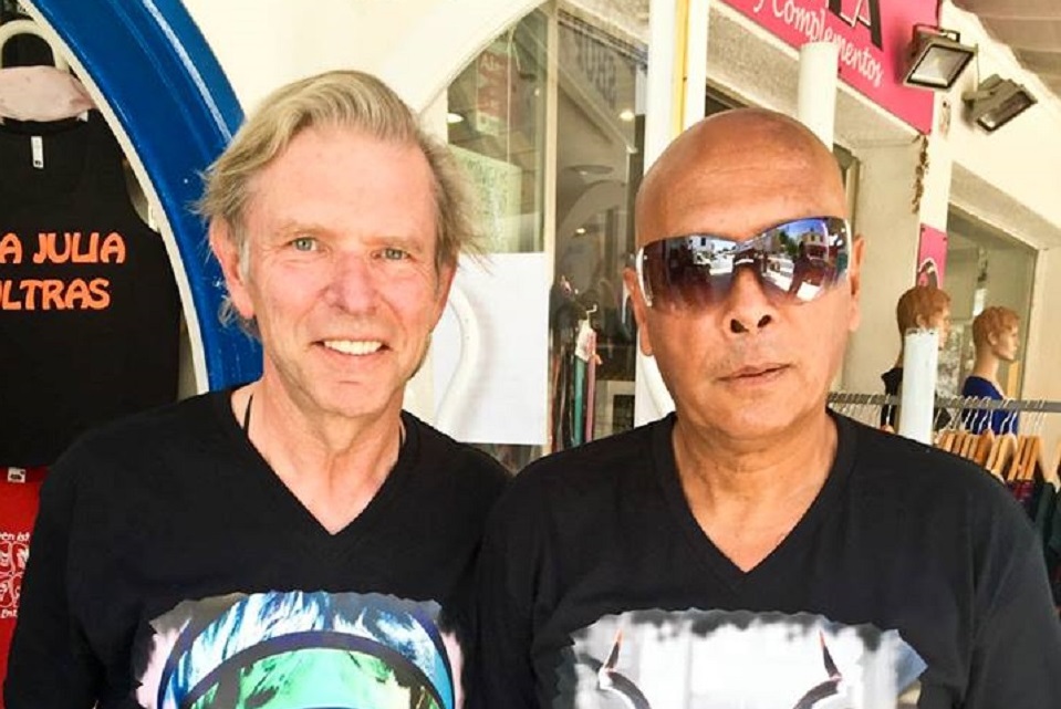 Lenny with  Norbert Schafer in Mallorca