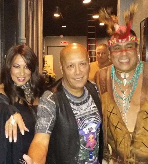 With Filipe Rose and Yvonne Elliman at at NYCB Theatre Westbury